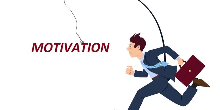 Мотивацията – цели, задачи, принципи 1 Motivation Creative Word Over Abstract Geometric Shapes Background Web Banner Vector Illustration